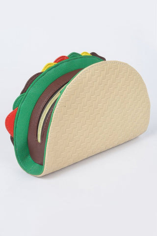 Studded Taco Shape Clutch - Wear Arielle