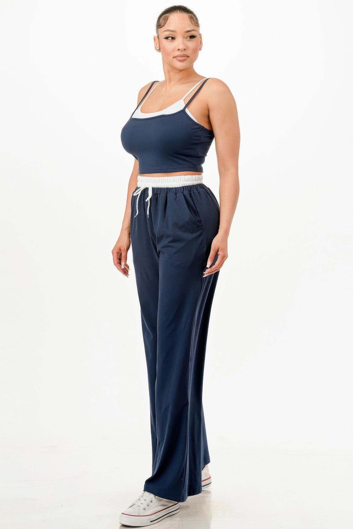 Tank Top And Sweatpant Set - Wear Arielle