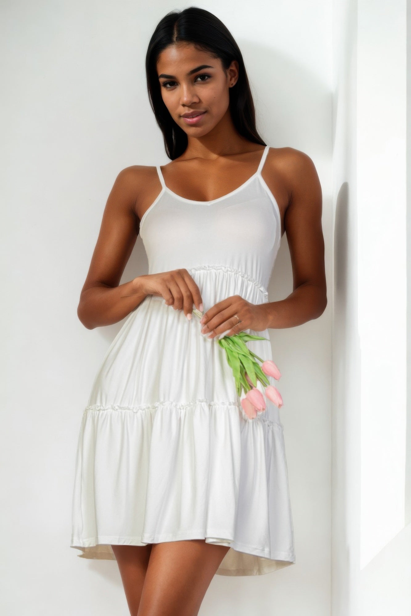 Tiered Cami Swing Dress - Wear Arielle