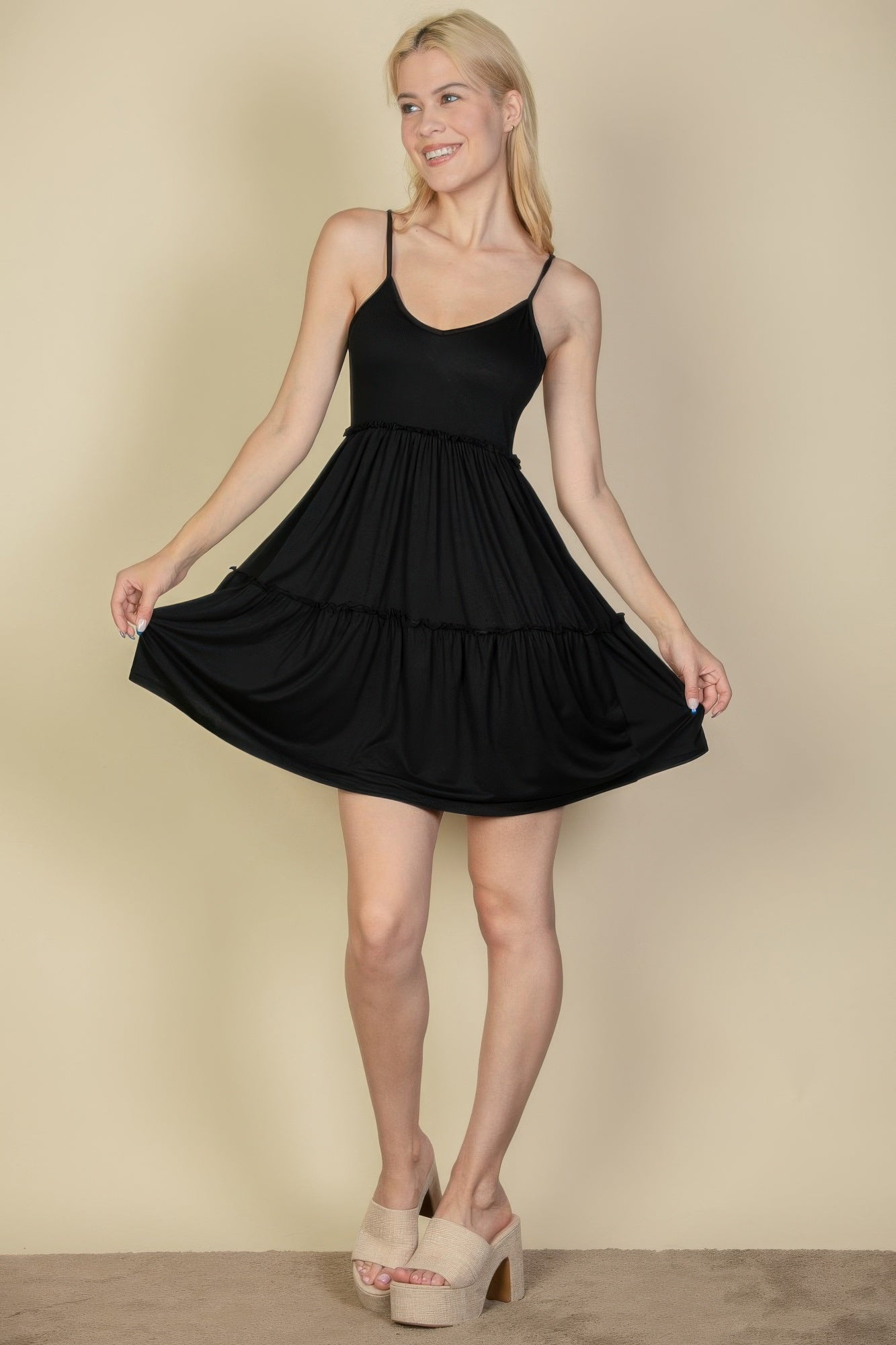 Tiered Cami Swing Dress - Wear Arielle