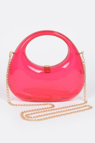 Transparent Acrylic Clutch - Wear Arielle