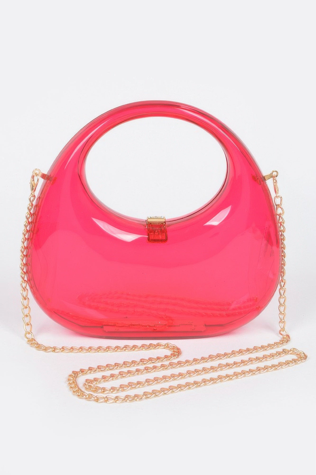 Transparent Acrylic Clutch - Wear Arielle