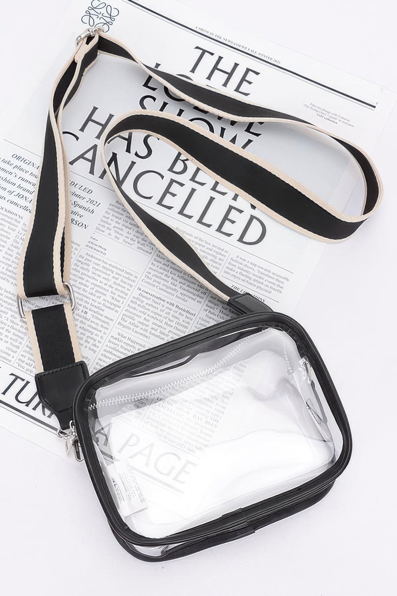 Transparent Camera Bag W/ Wide Strap - Wear Arielle