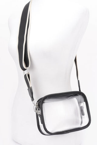 Transparent Camera Bag W/ Wide Strap - Wear Arielle