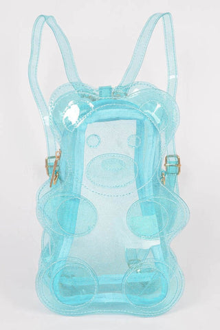 Transparent Teddy Bear Backpack - Wear Arielle
