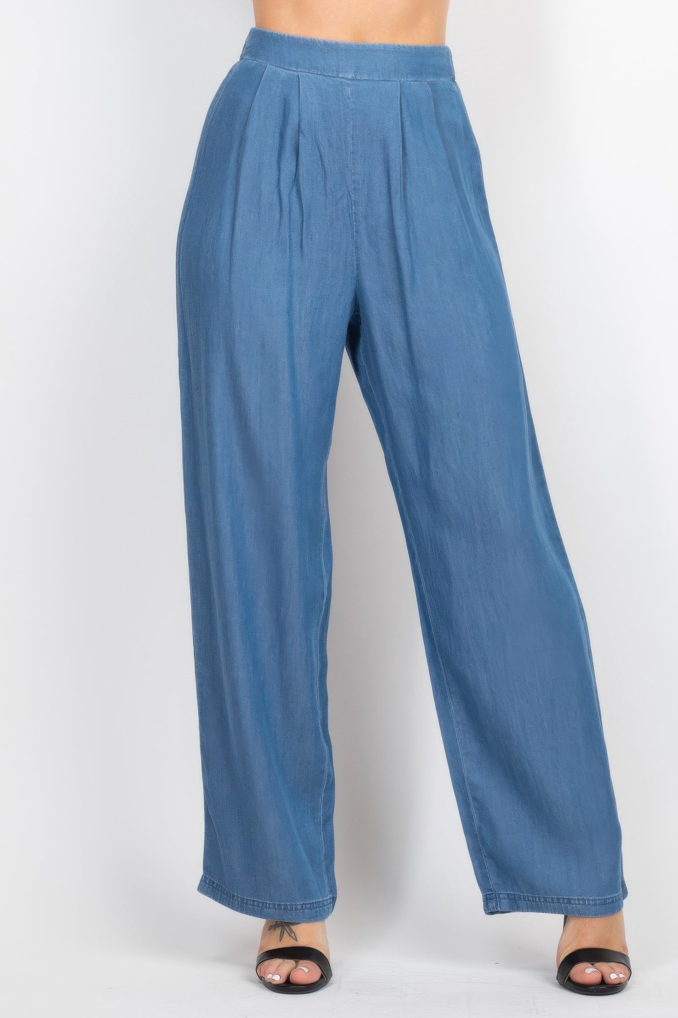 Tube Tied Top & Wide Pants Set - Wear Arielle