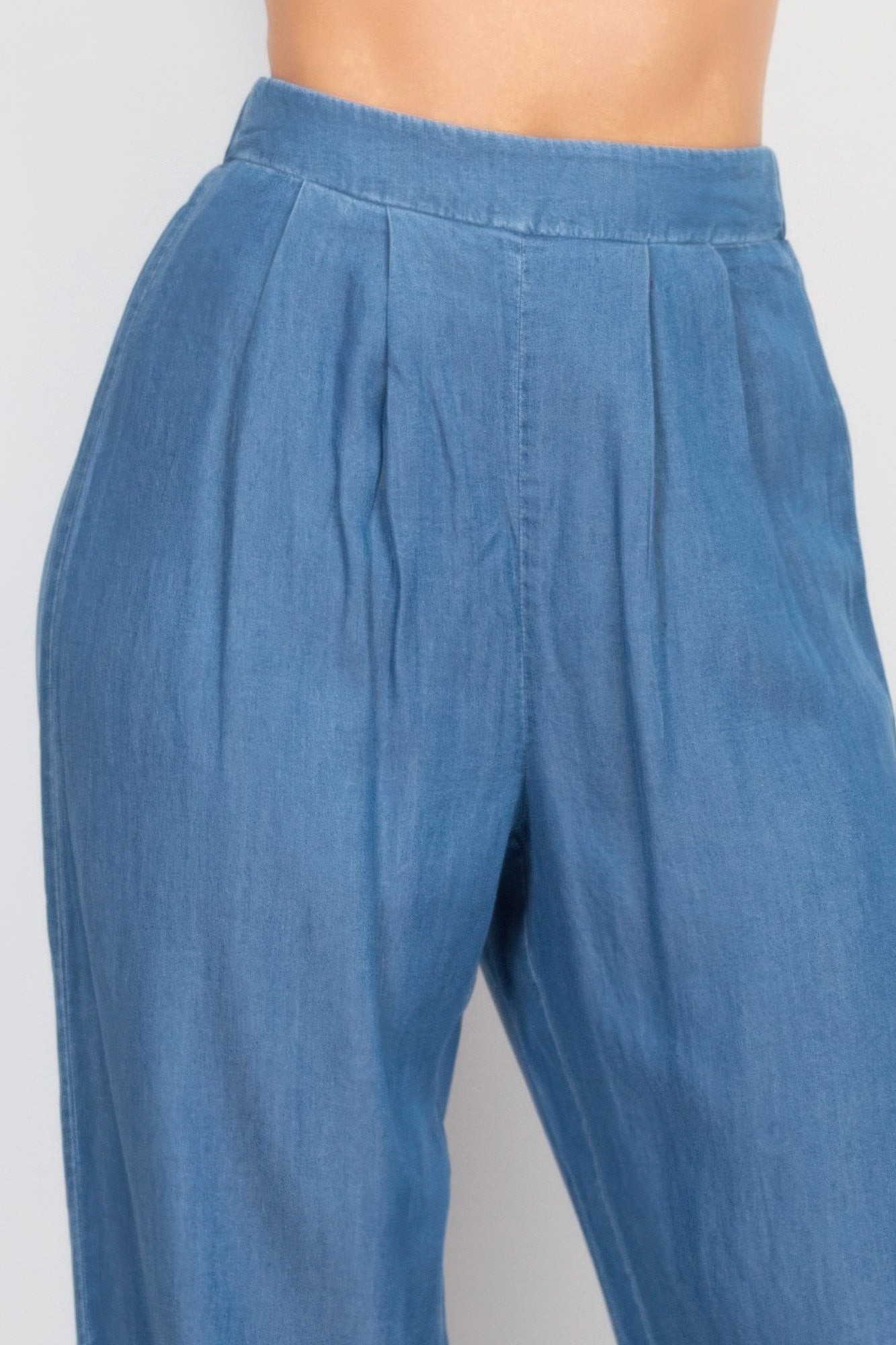Tube Tied Top & Wide Pants Set - Wear Arielle