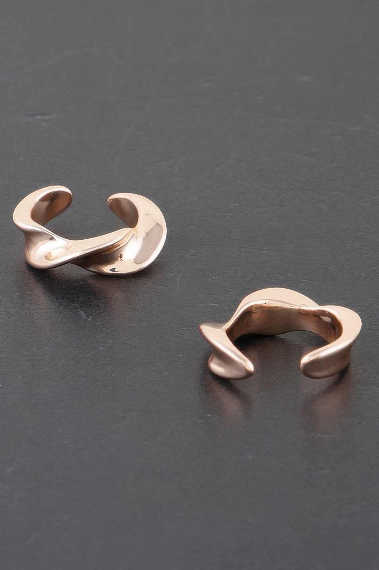 Twist Of Elegance Plated Earrings - Wear Arielle