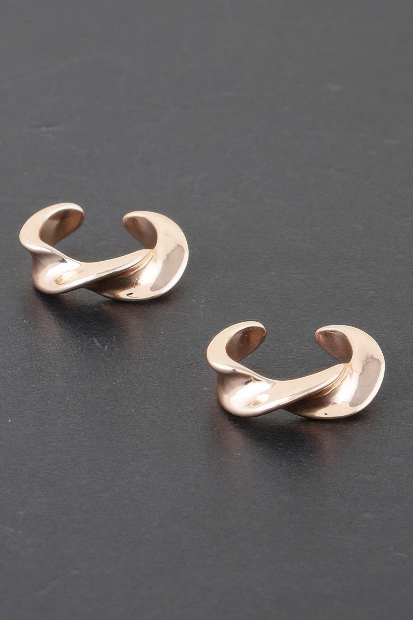 Twist Of Elegance Plated Earrings - Wear Arielle