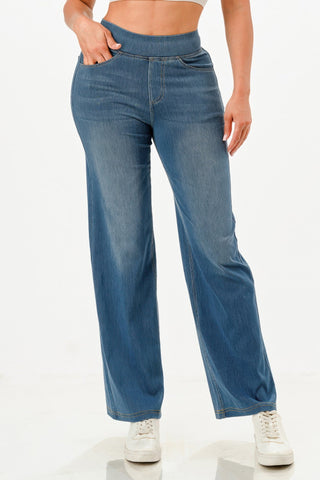 Ultra Soft Flare Baggy Jeans - Wear Arielle