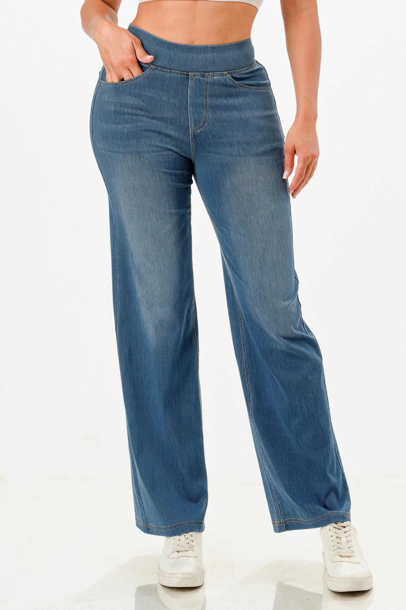 Ultra Soft Flare Baggy Jeans - Wear Arielle