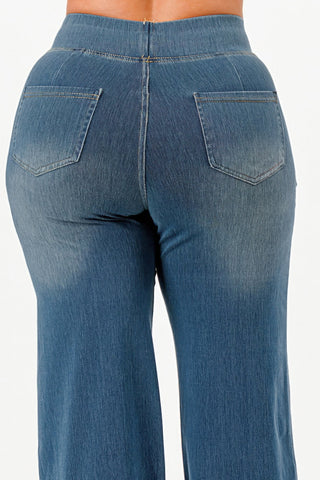 Ultra Soft Flare Baggy Jeans - Wear Arielle
