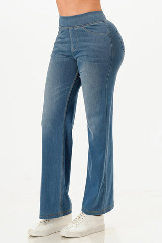 Ultra Soft Flare Baggy Jeans - Wear Arielle