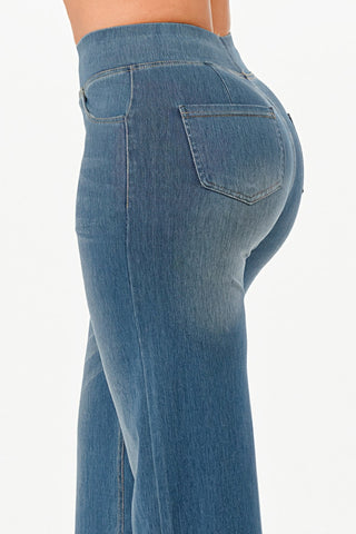 Ultra Soft Flare Baggy Jeans - Wear Arielle