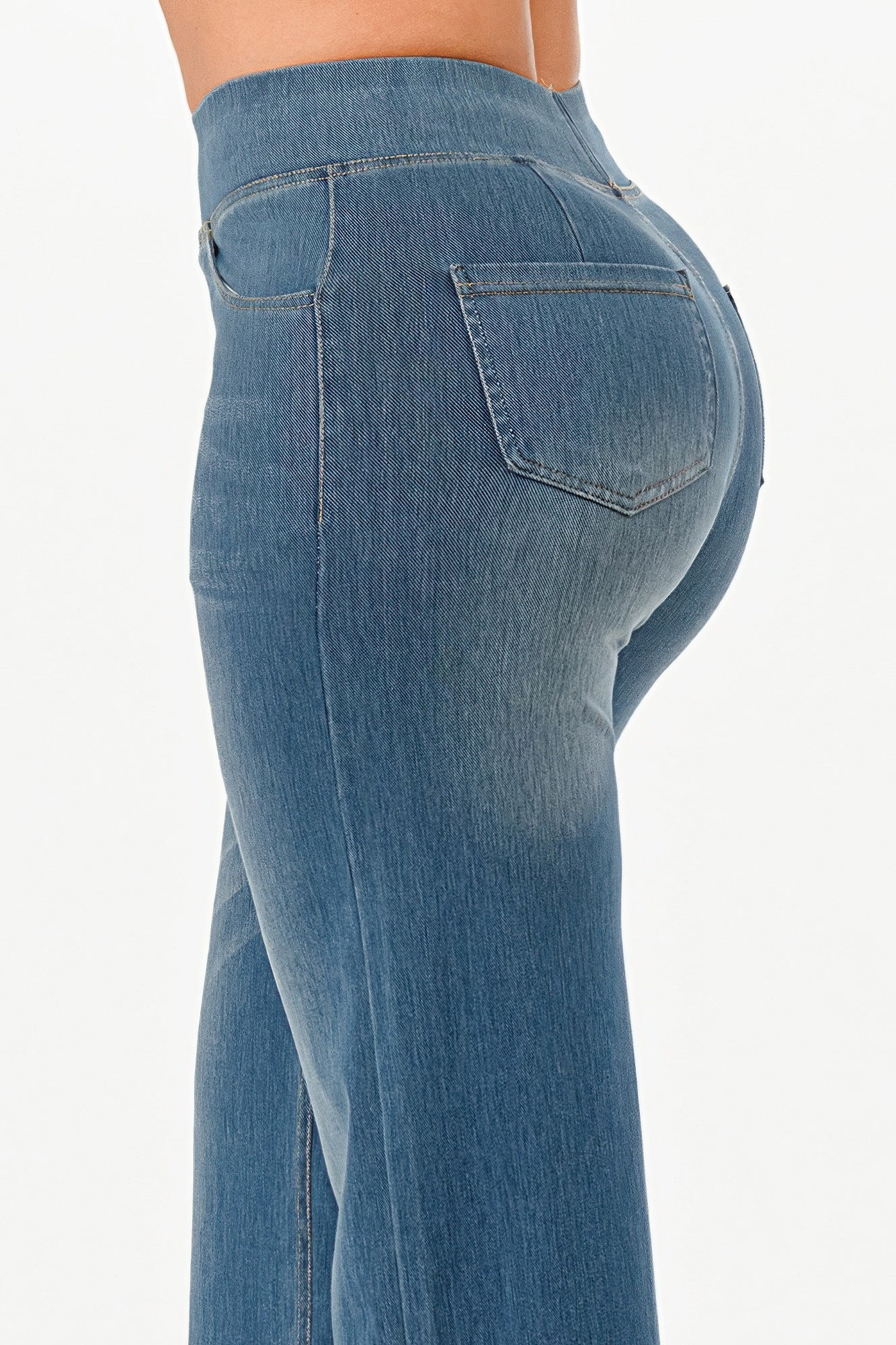 Ultra Soft Flare Baggy Jeans - Wear Arielle