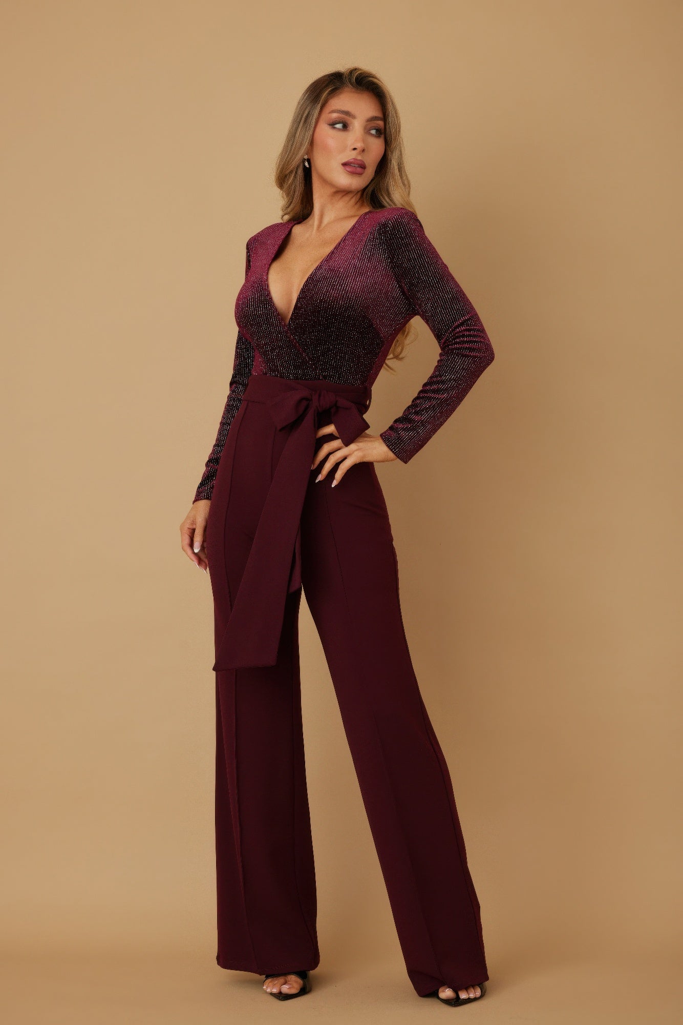 Velvet Top Fashion Jumpsuit - Wear Arielle