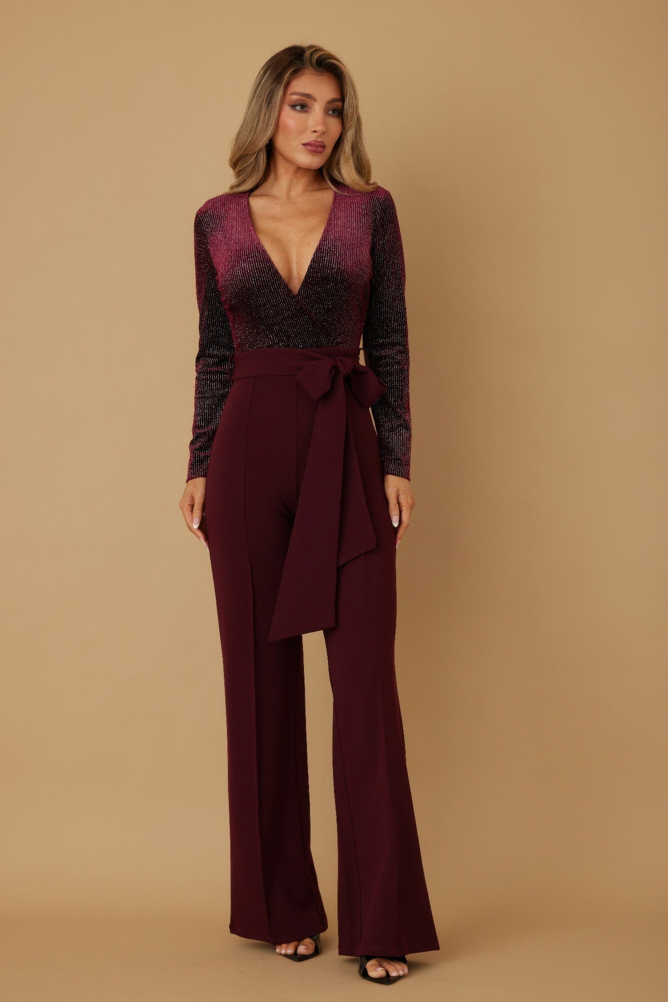 Velvet Top Fashion Jumpsuit - Wear Arielle