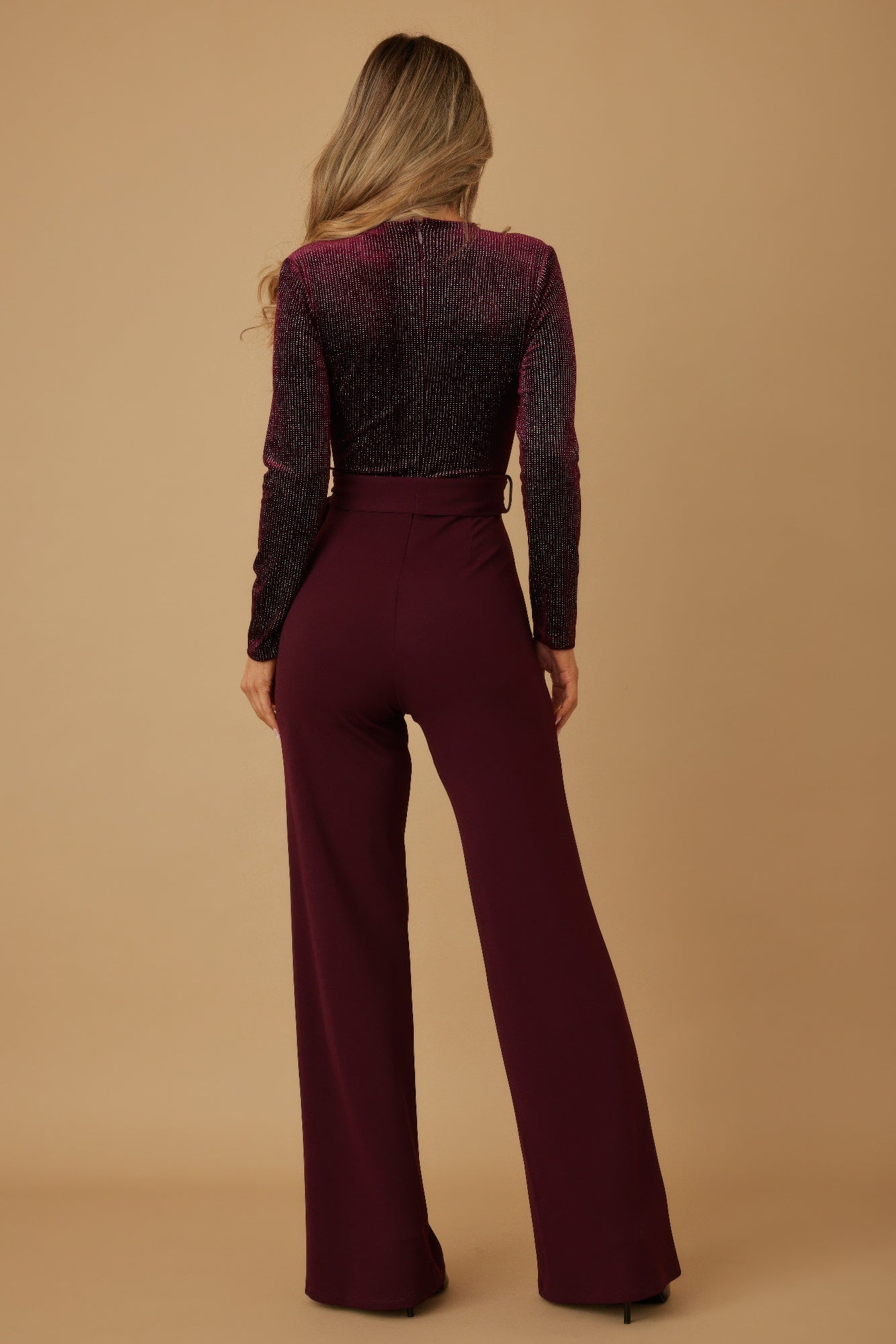 Velvet Top Fashion Jumpsuit - Wear Arielle