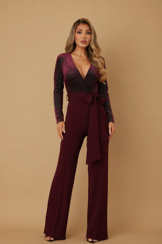 Velvet Top Fashion Jumpsuit - Wear Arielle