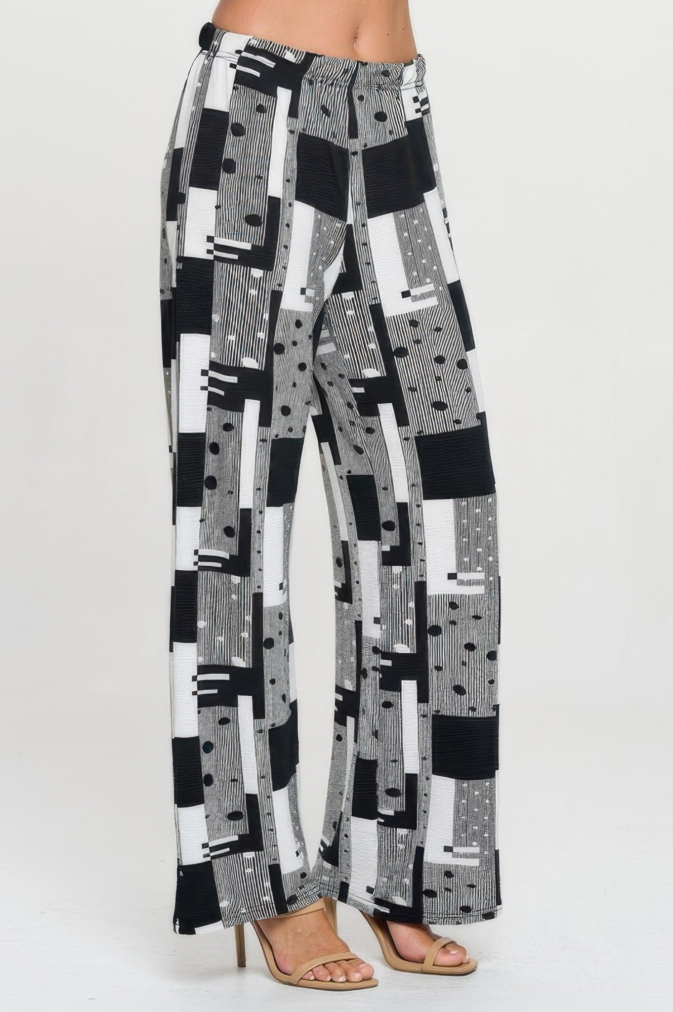 Venechia Pleated Wide Leg Pants - Wear Arielle