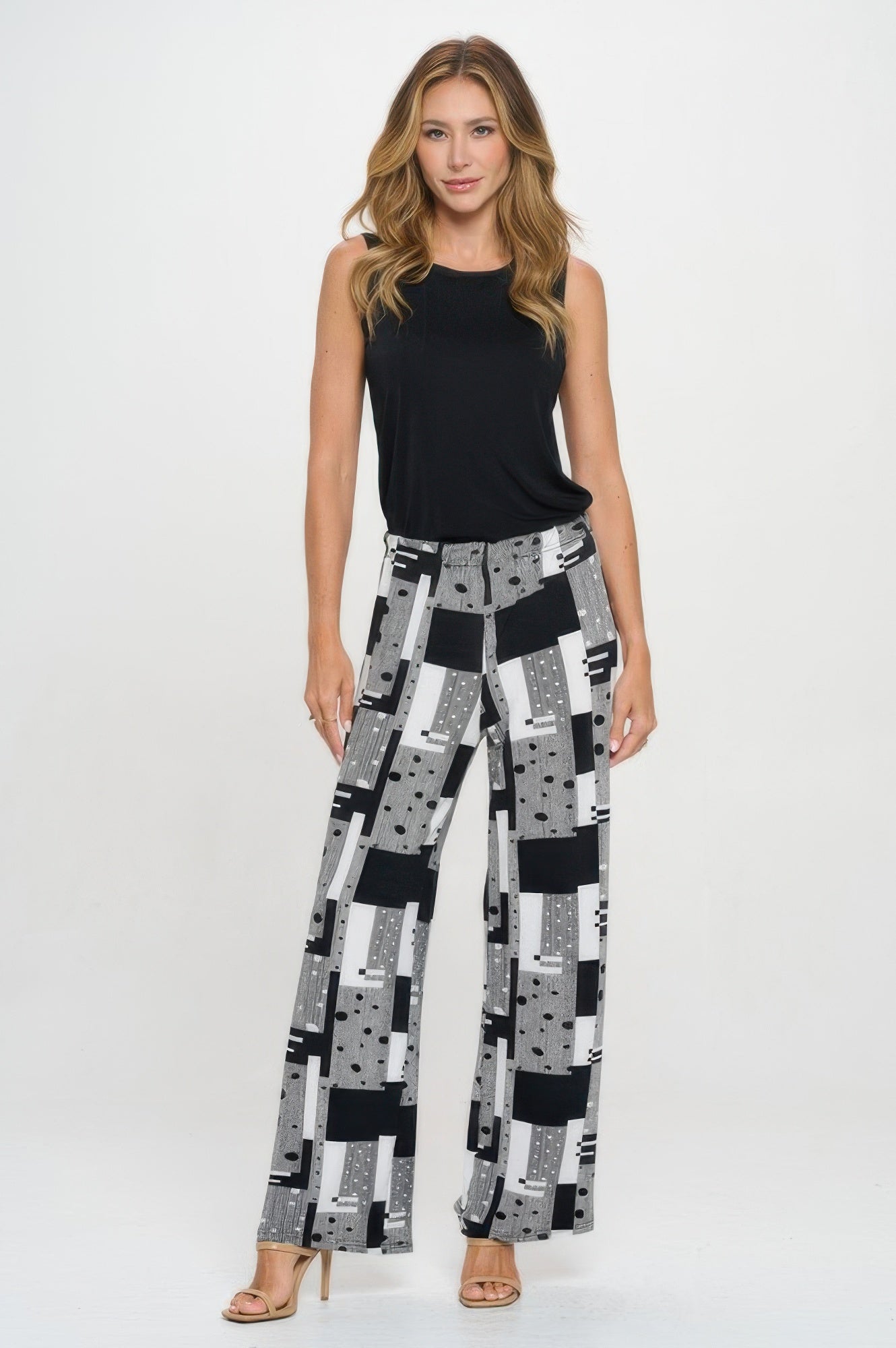 Venechia Pleated Wide Leg Pants - Wear Arielle