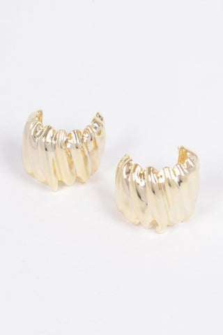 Vintage Gold Dip Metal Earring - Wear Arielle