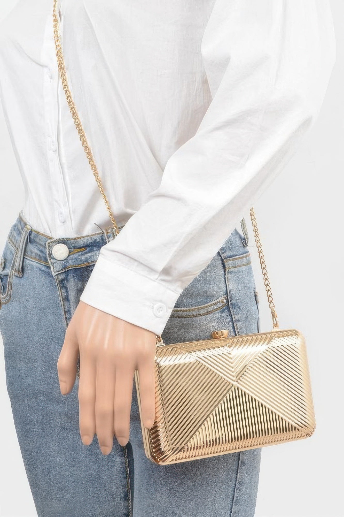 Vintage Metal Clutch - Wear Arielle