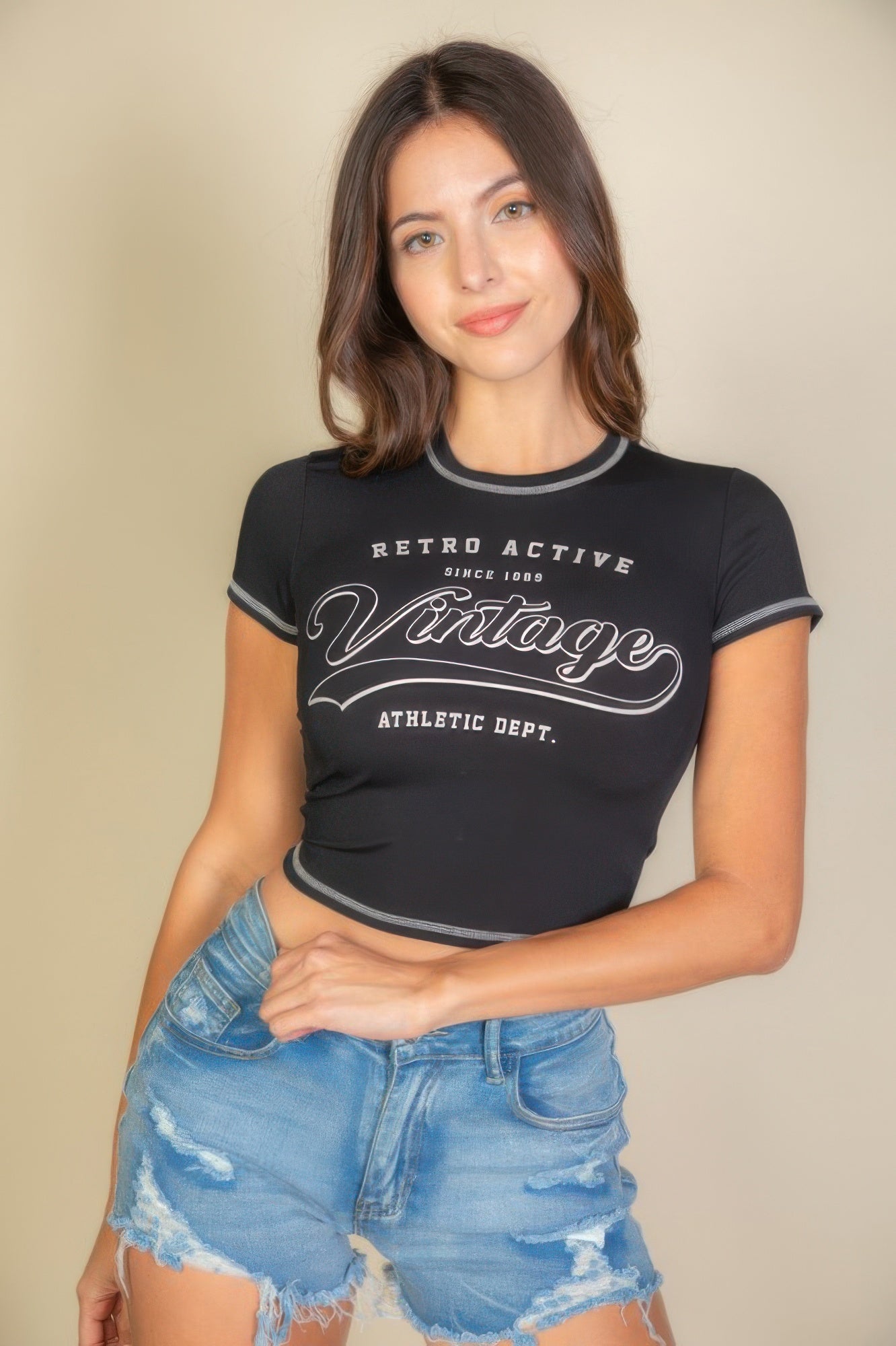Vintage Short Sleeve Graphic T Shirt - Wear Arielle