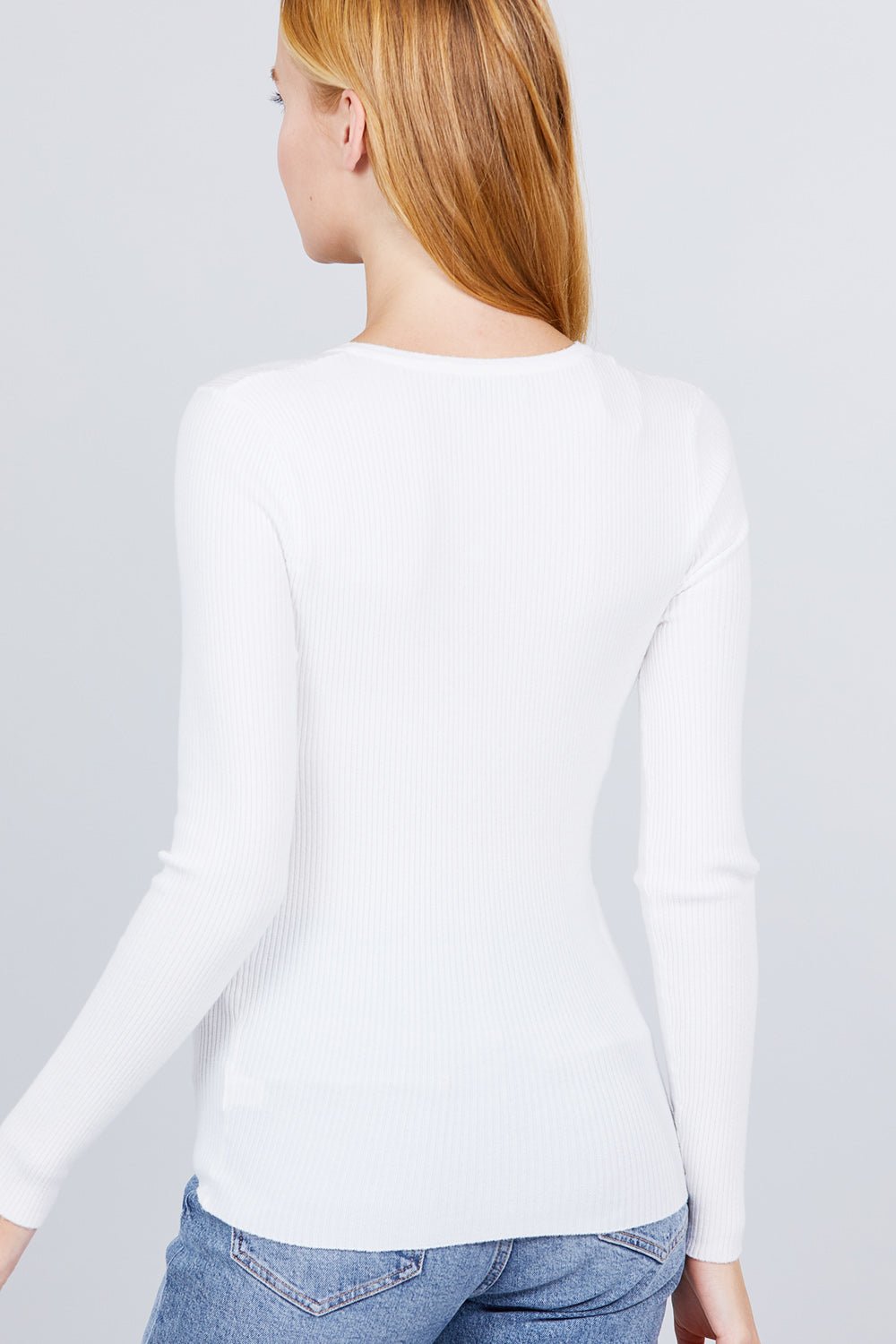 Viscose Henley Sweater - Wear Arielle