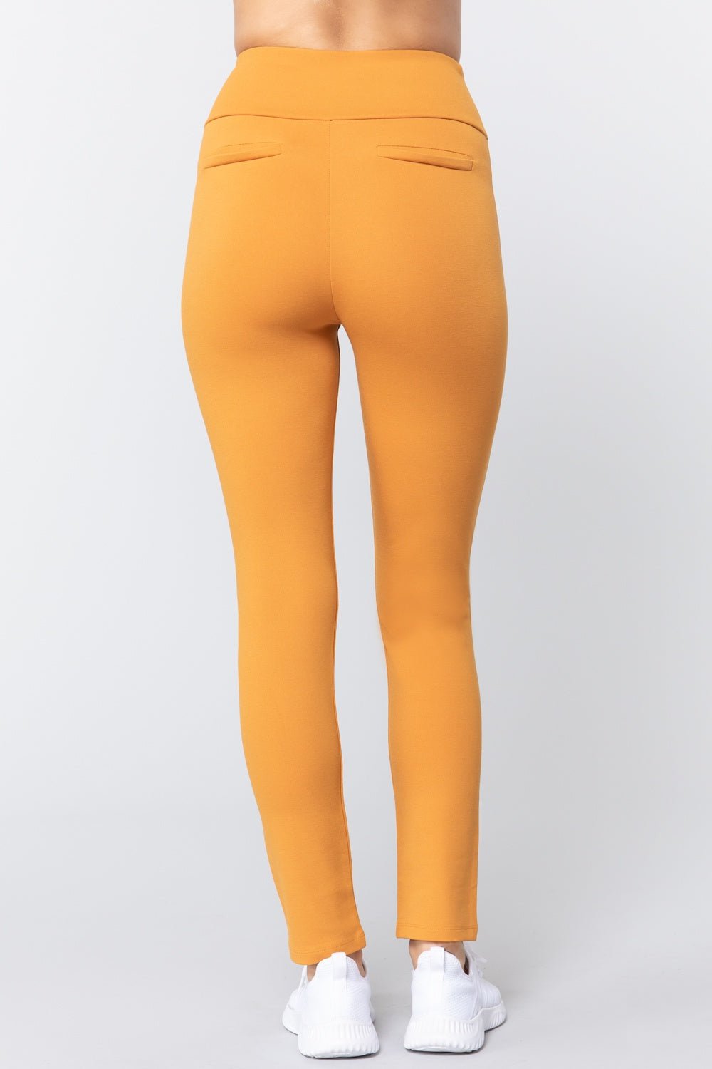 Waist Band Long Ponte Pants - Wear Arielle