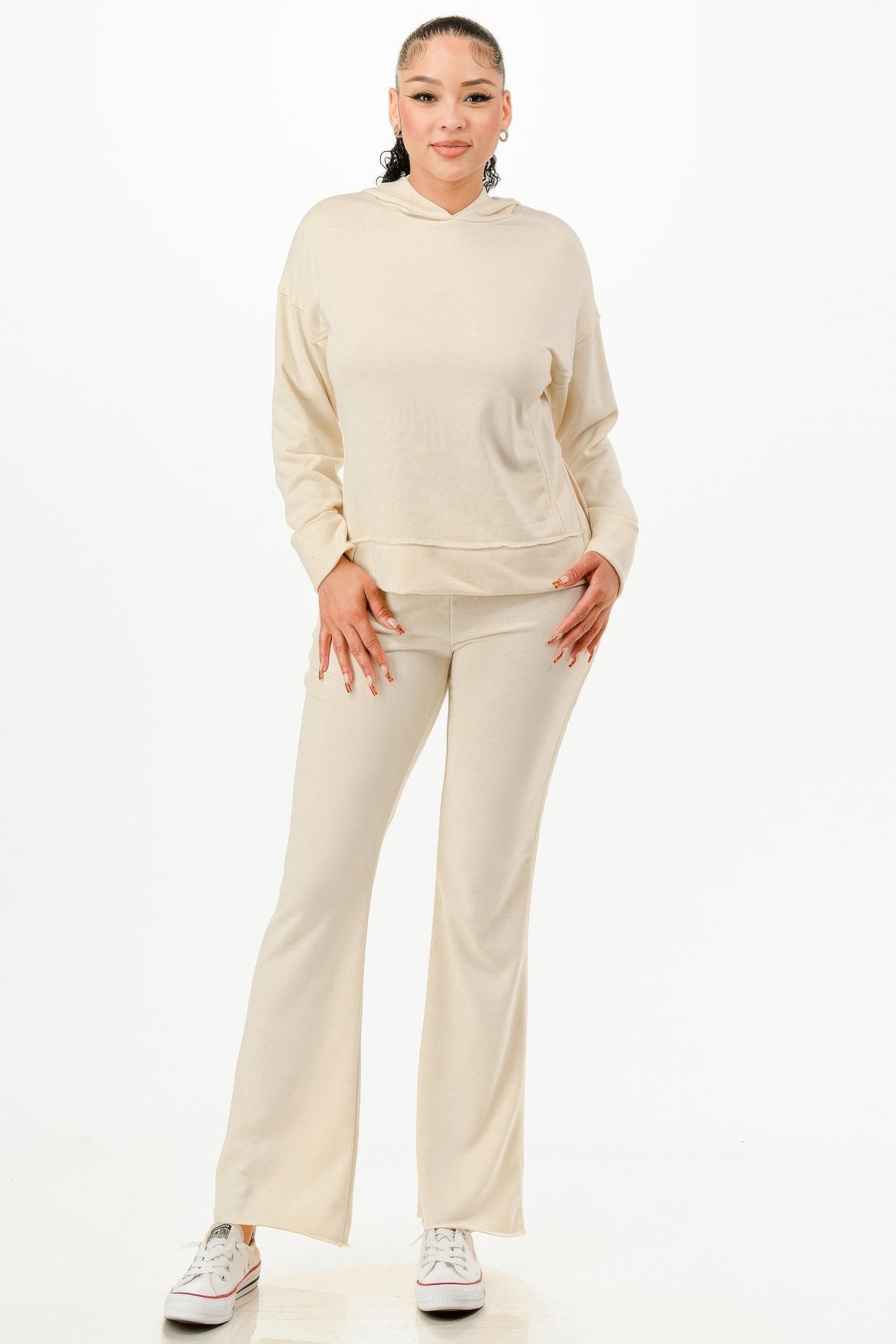 Washed Sweat Two - piece Set - Wear Arielle