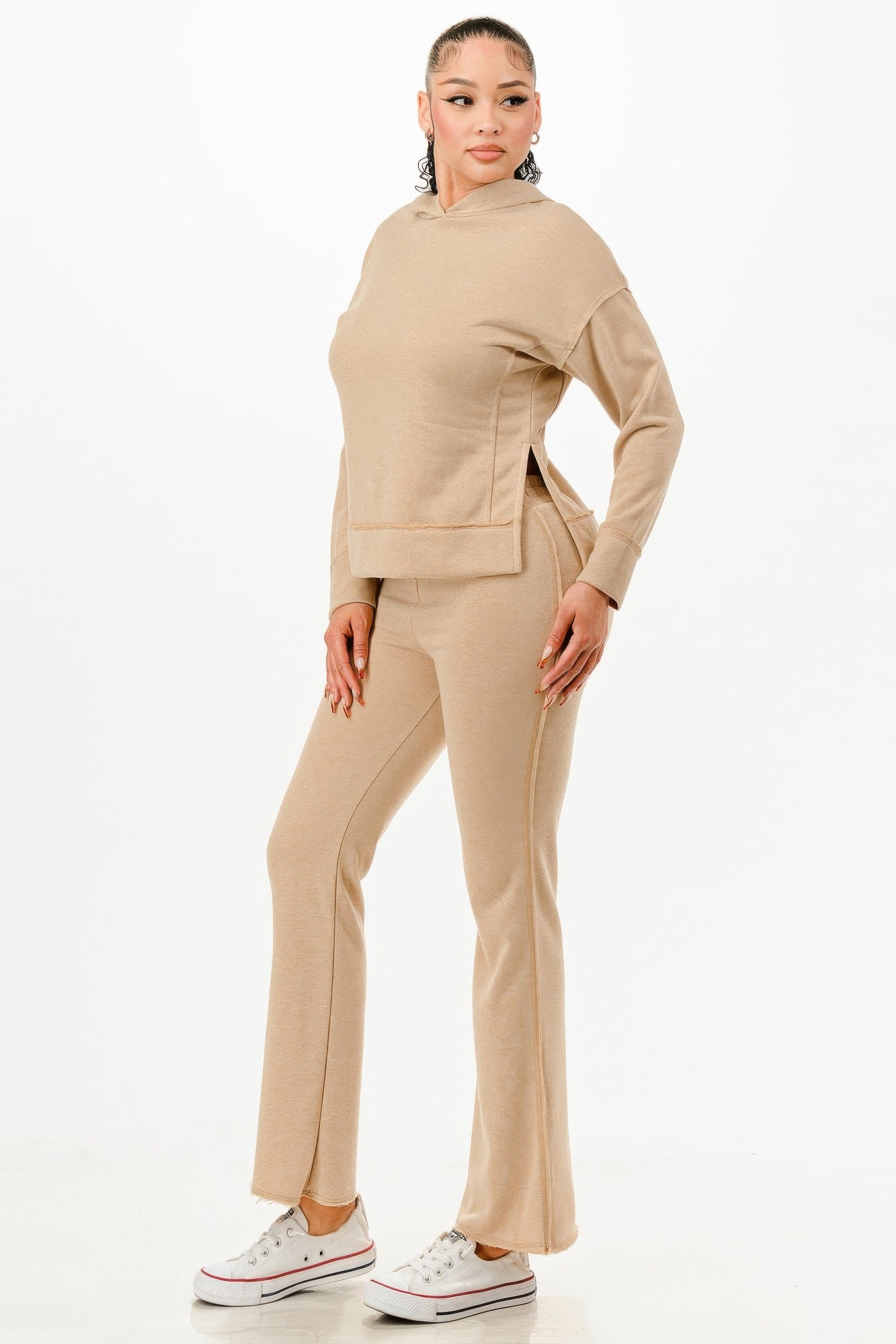Washed Sweat Two - piece Set - Wear Arielle
