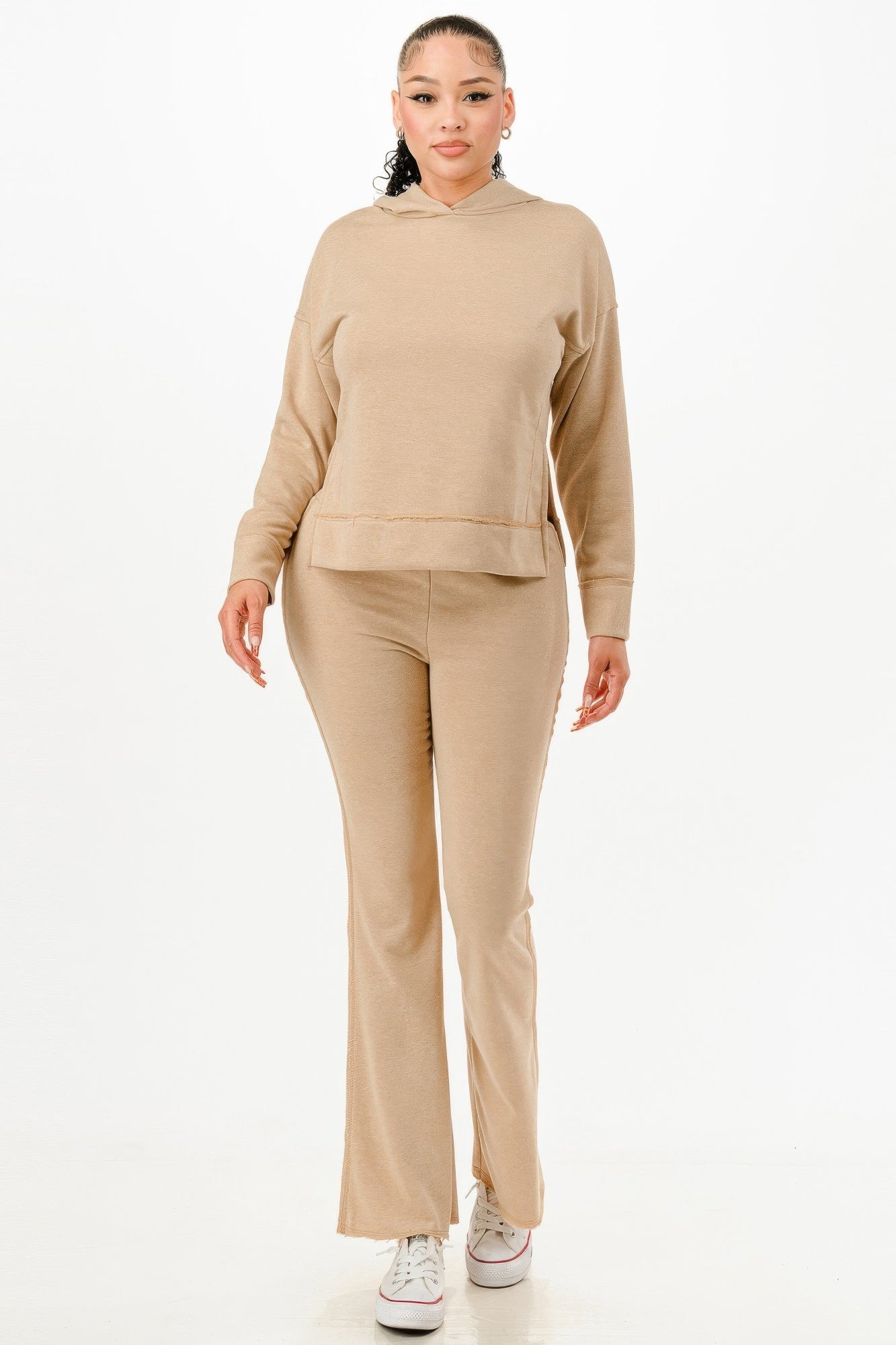 Washed Sweat Two - piece Set - Wear Arielle