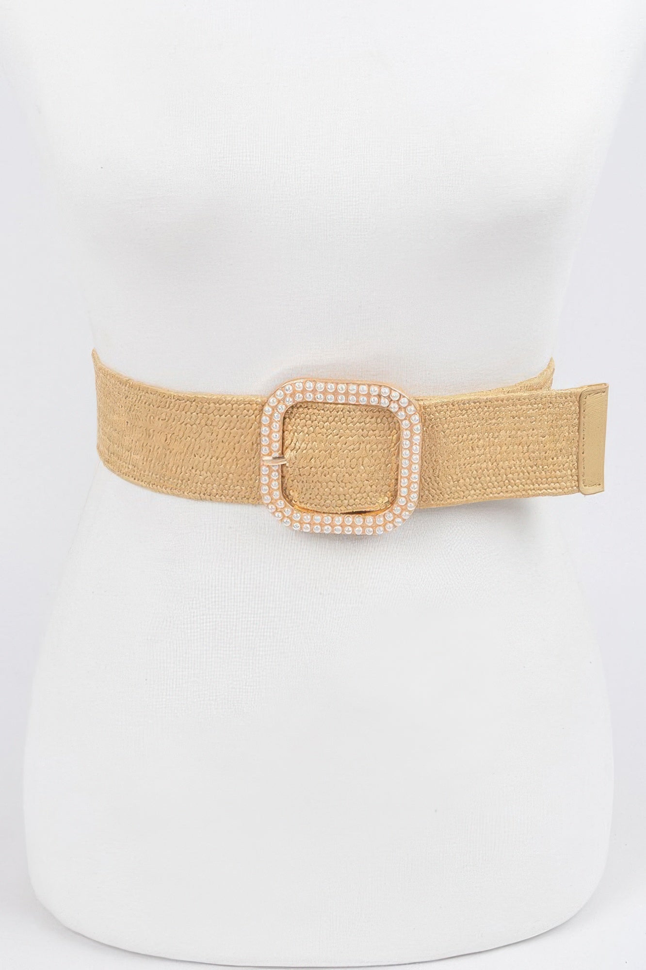 Weaved Pearl Buckle Belt - Wear Arielle