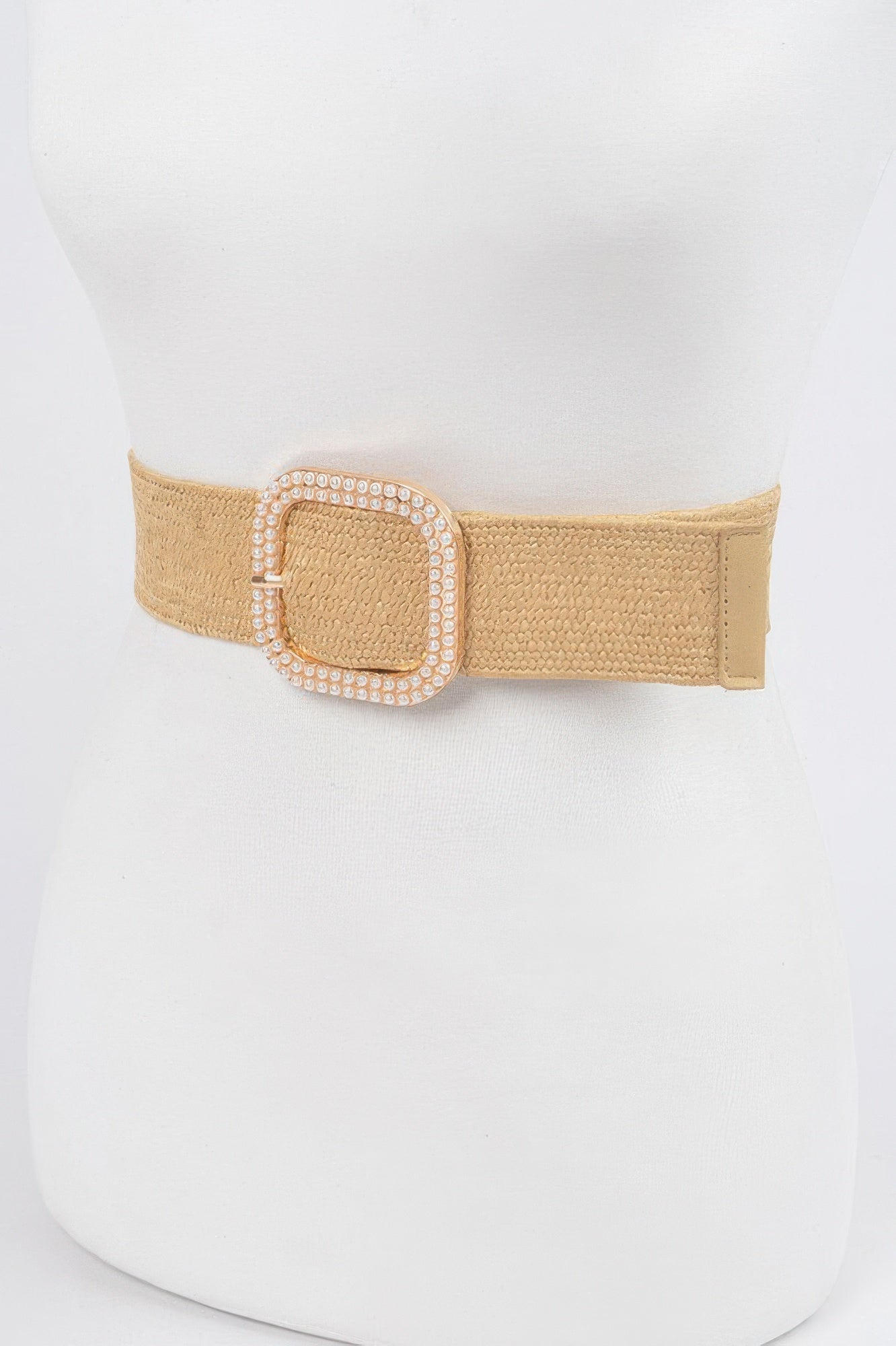 Weaved Pearl Buckle Belt - Wear Arielle