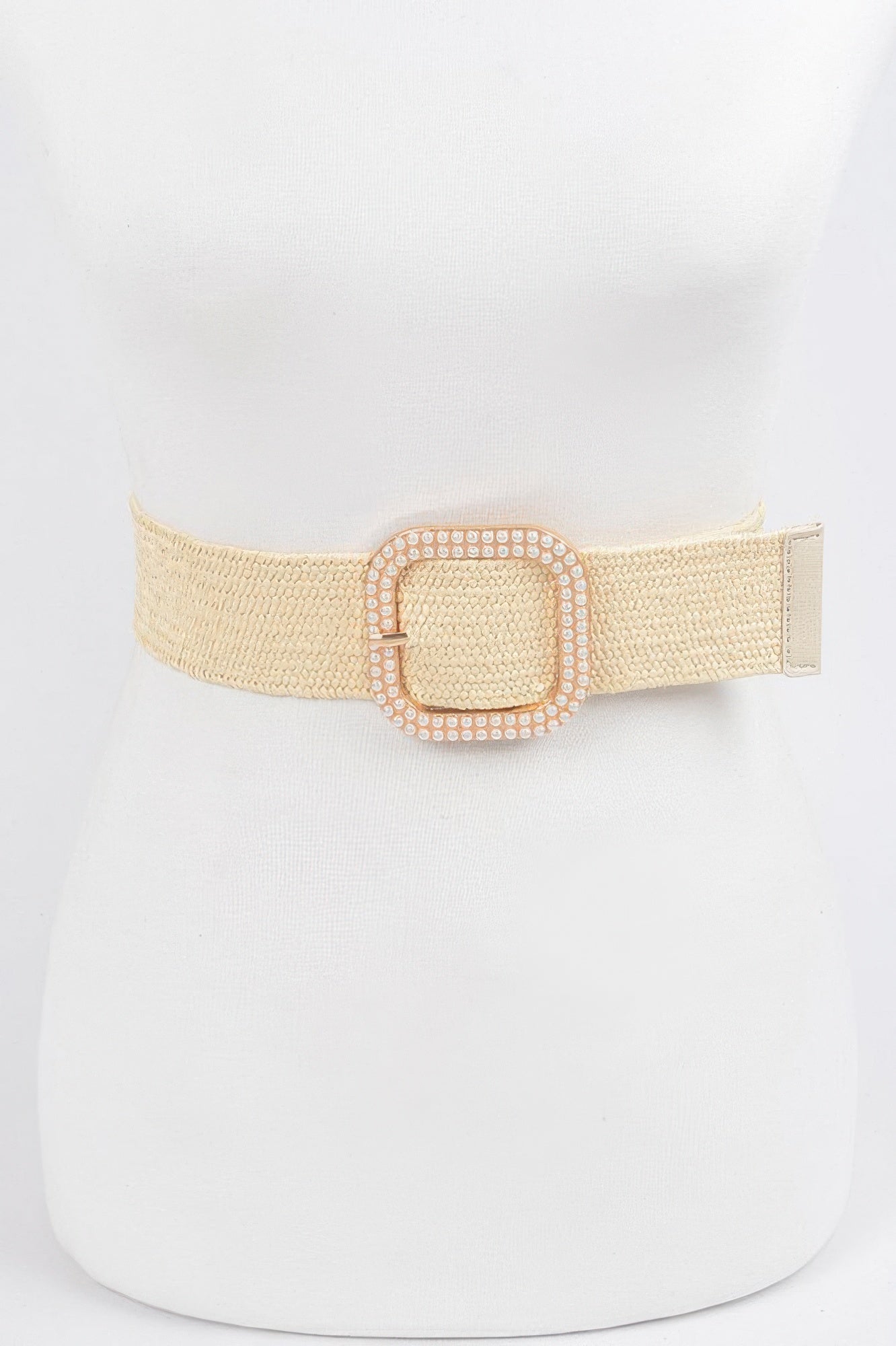 Weaved Pearl Buckle Belt - Wear Arielle