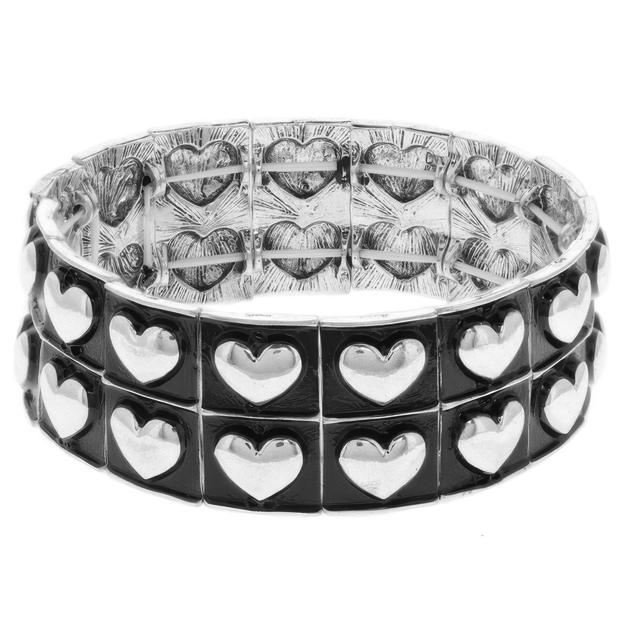 Western Bubble Heart Beaded Bracelet - Wear Arielle