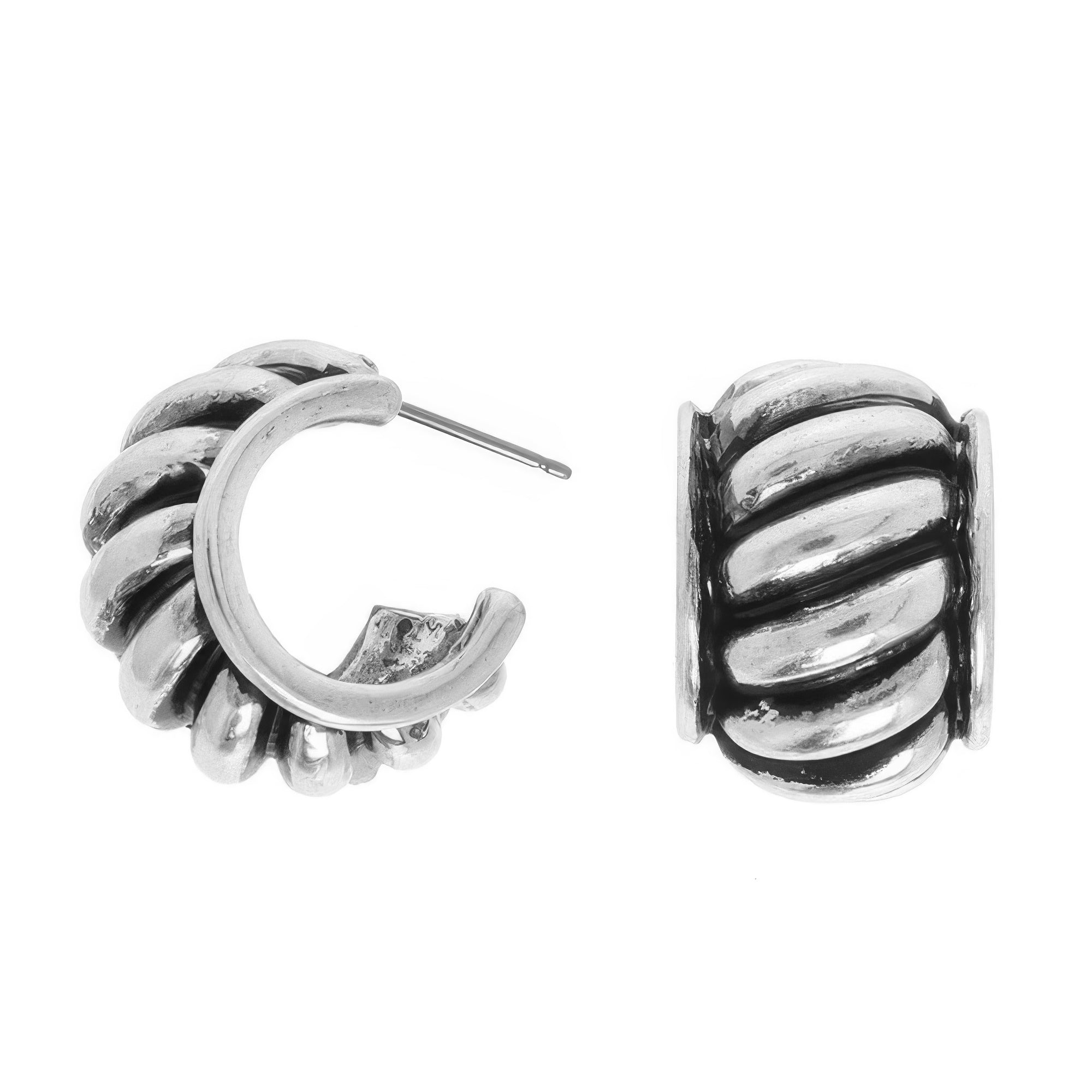 Western Bubble Huggie Hoop Earrings - Wear Arielle