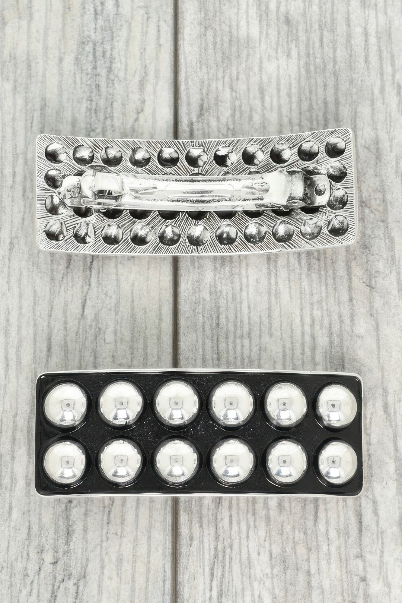 Western Bubble Patterned Hair Barrette Clip - Wear Arielle