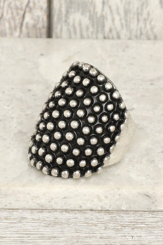 Western Bubble Pave Stretch Ring - Wear Arielle