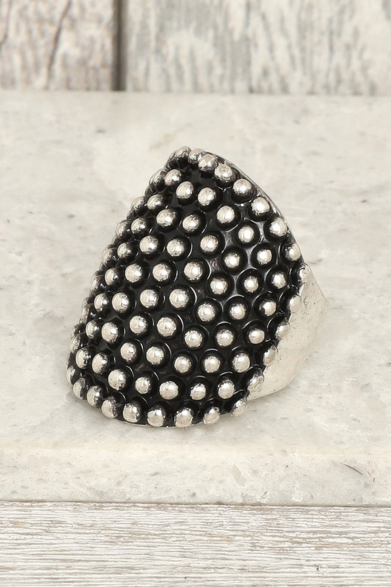 Western Bubble Pave Stretch Ring - Wear Arielle