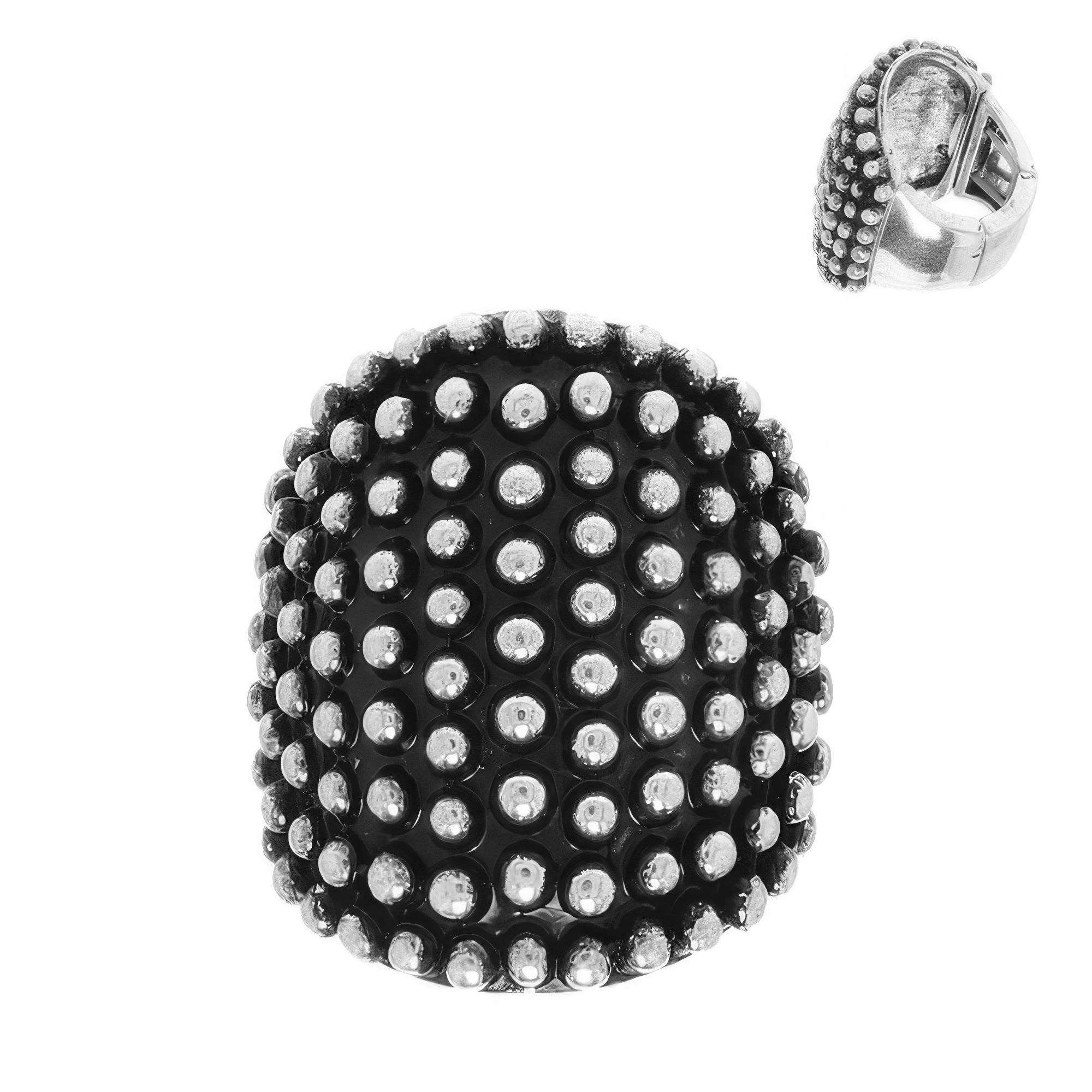 Western Bubble Pave Stretch Ring - Wear Arielle