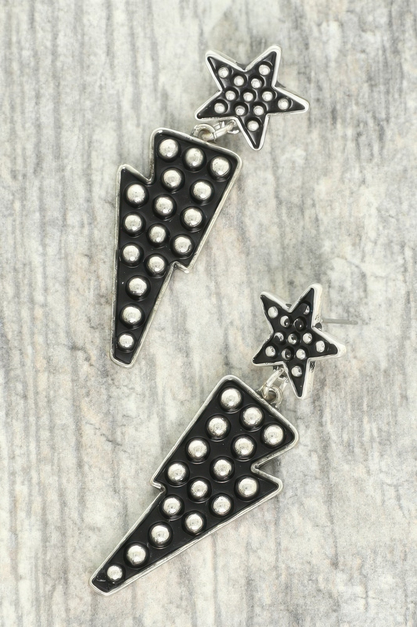 Western Bubble Thunder Post Dangle Earrings - Wear Arielle