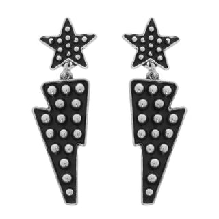 Western Bubble Thunder Post Dangle Earrings - Wear Arielle
