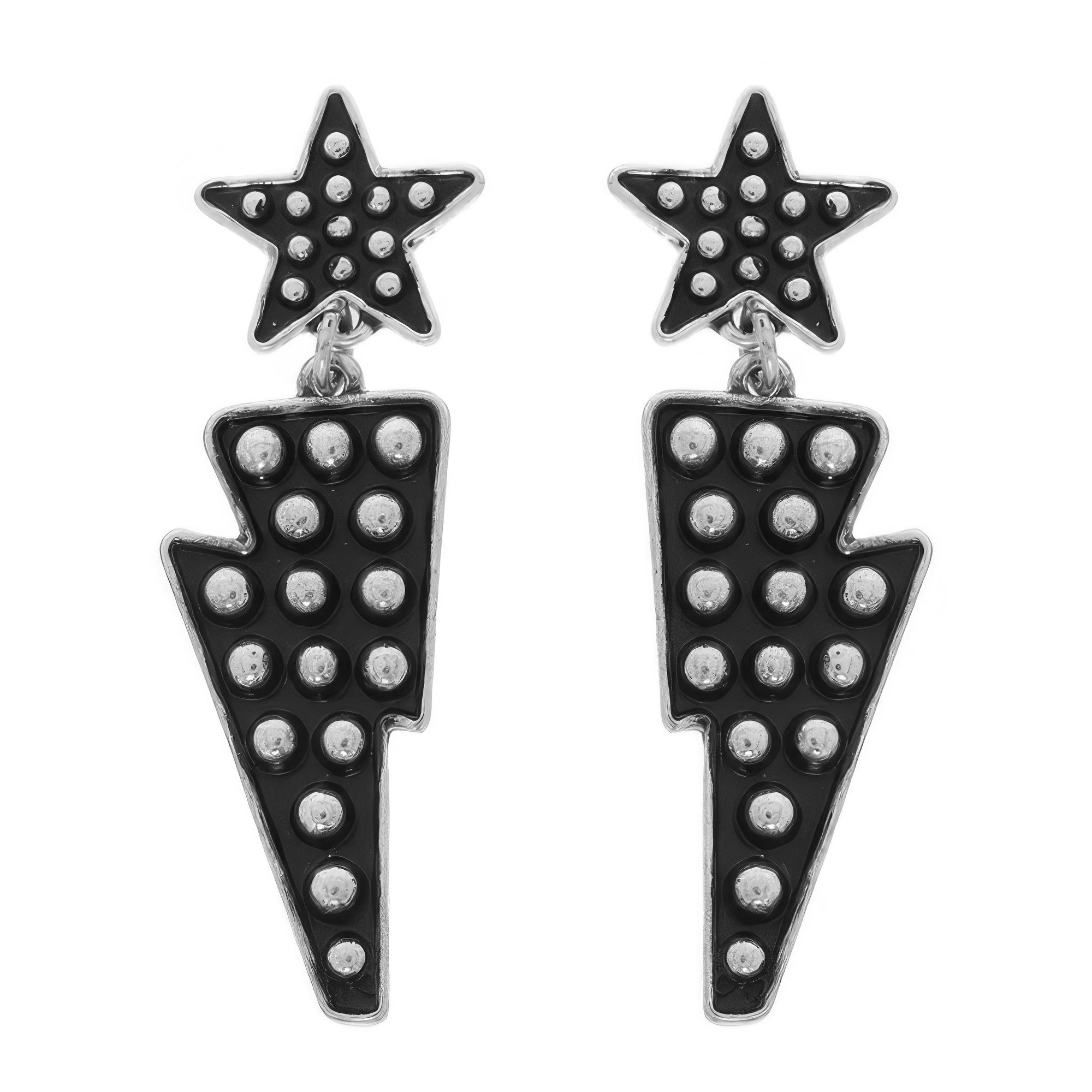 Western Bubble Thunder Post Dangle Earrings - Wear Arielle