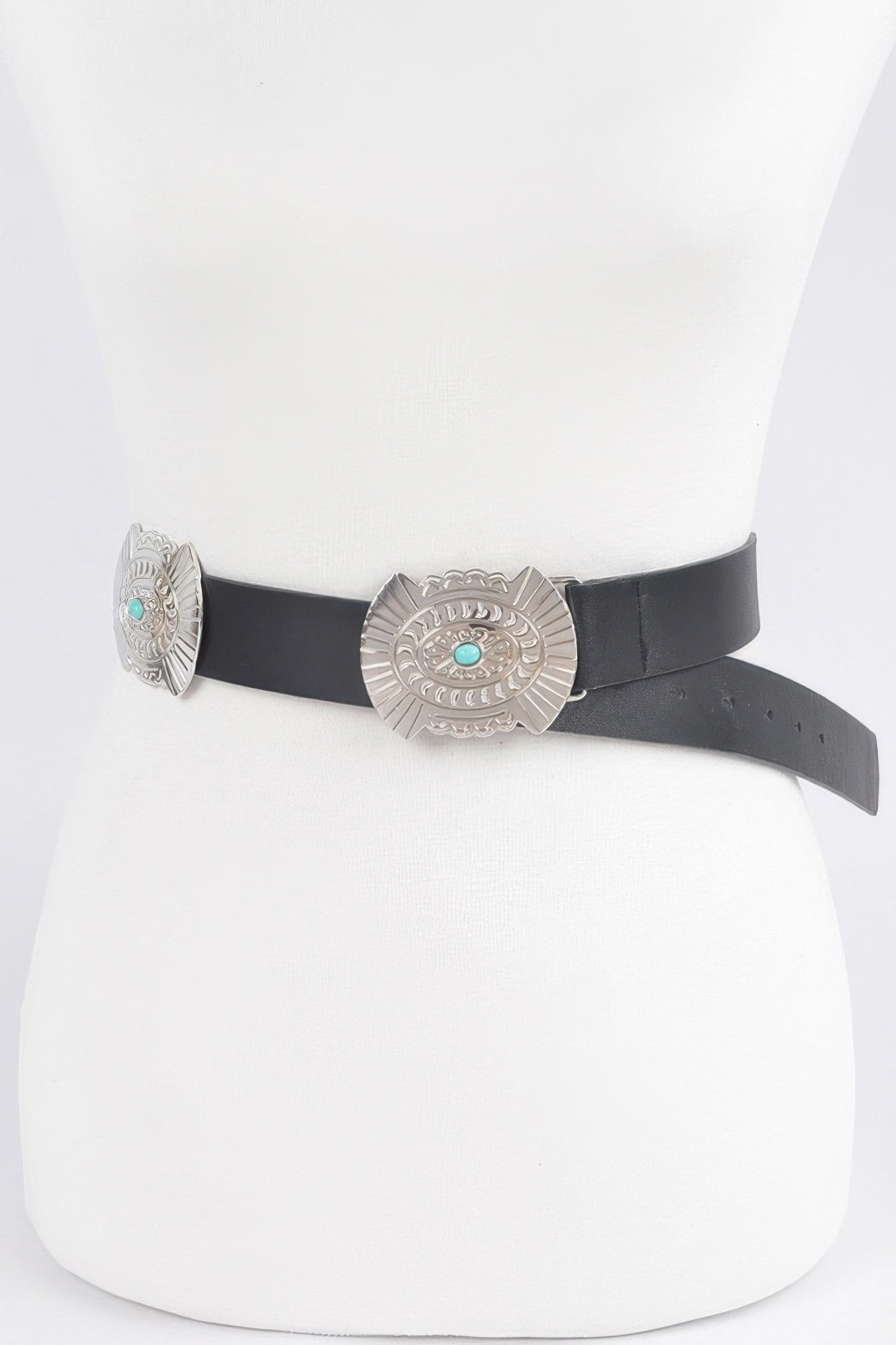 Western Style Belt With Turquoise - Wear Arielle