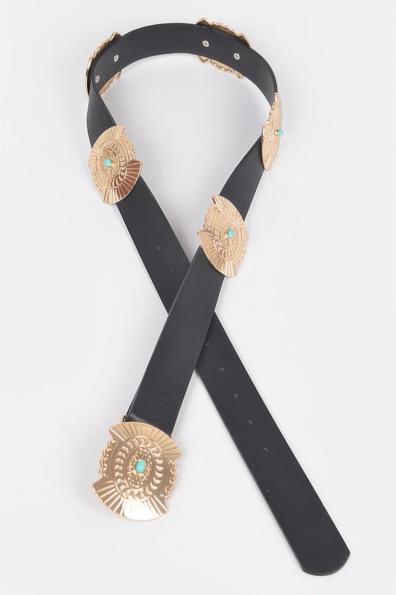 Western Style Belt With Turquoise - Wear Arielle