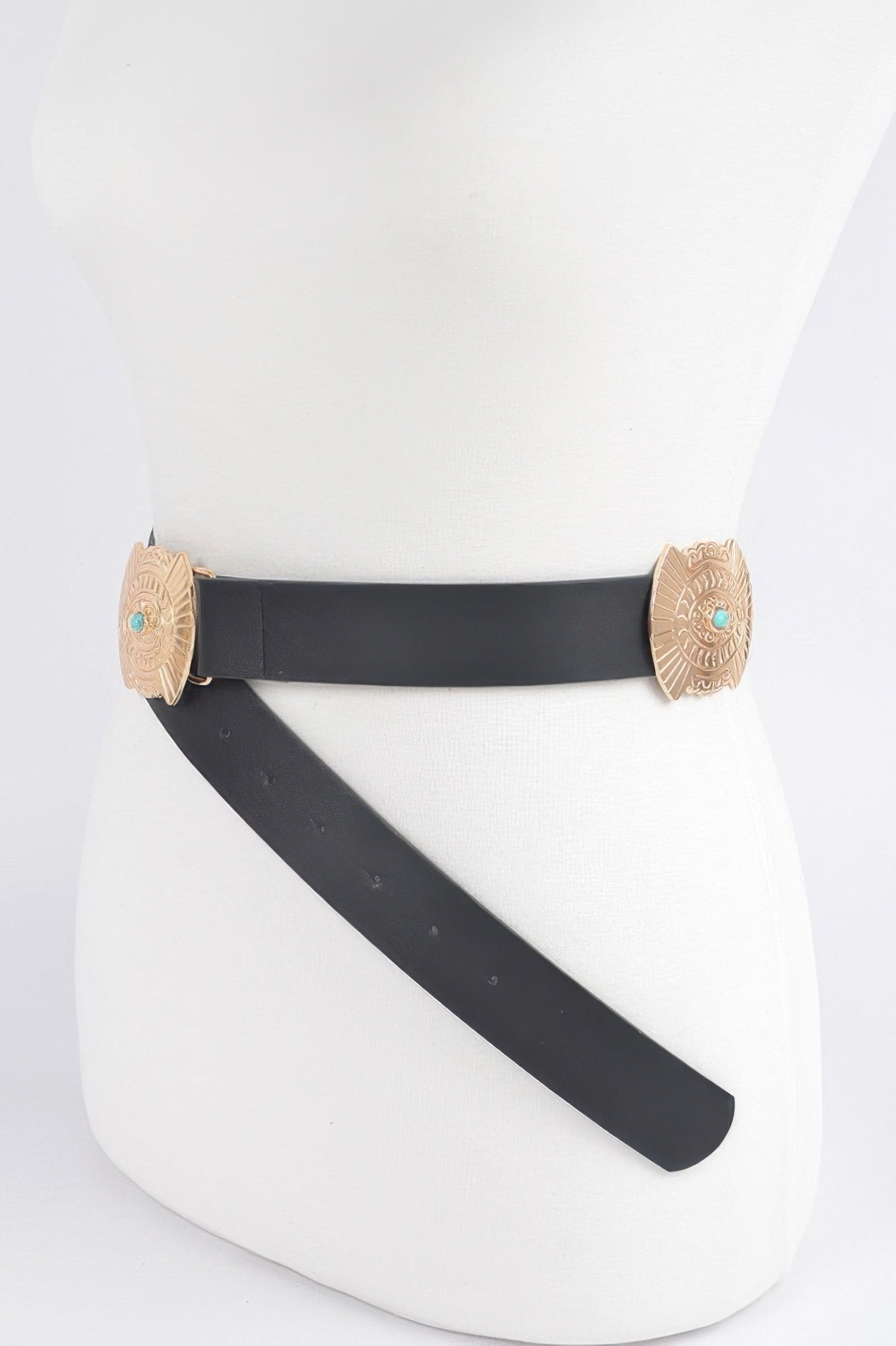 Western Style Belt With Turquoise - Wear Arielle