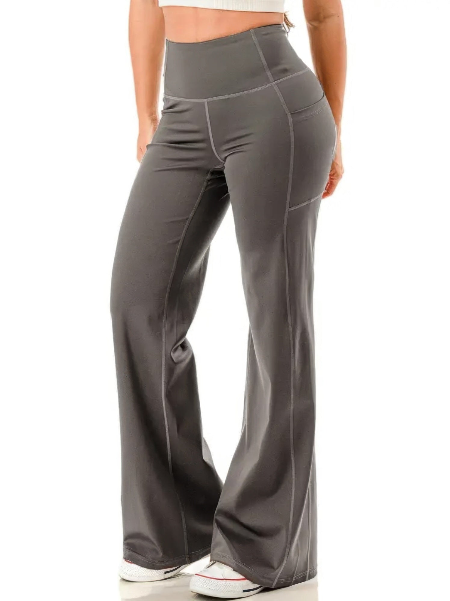 Wide Leg Flare Yoga Pants - Wear Arielle