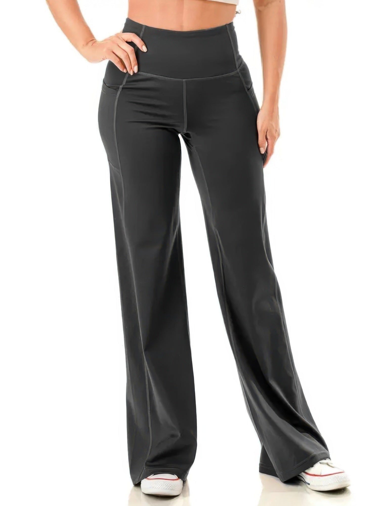 Wide Leg Flare Yoga Pants - Wear Arielle